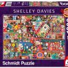 Shelley Davies: Vintage Board Games Jigsaw Puzzle - 1000 Pieces
