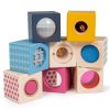 Bigjigs Toys 8 Wooden Sensory Blocks